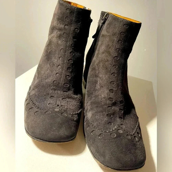 CHLOE Perry suede ankle boots Size 38 - Picture 1 of 5